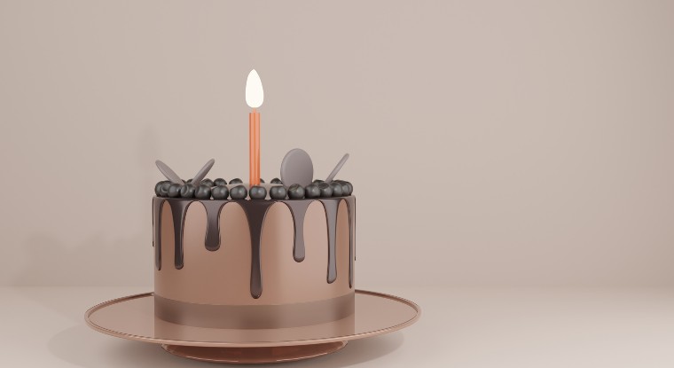 24th birthday cake